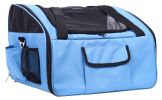 Ultra-Lock' Collapsible Safety Travel Wire Folding Pet Car Seat Carrier  - Sky Blue