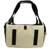 Ultra-Lock' Collapsible Safety Travel Wire Folding Pet Car Seat Carrier  - Khaki
