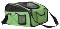 Ultra-Lock' Collapsible Safety Travel Wire Folding Pet Car Seat Carrier  - Olive Green
