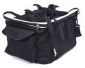 Lightweight Collapsible Safety Travel Wire Folding Pet Car Seat Carrier  - Black/Grey