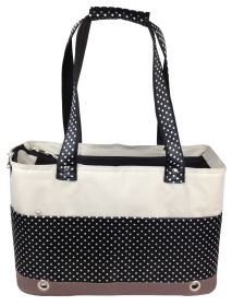 Fashion Tote Spotted Pet Carrier- As Displayed