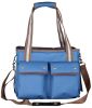Fashion Canvas Pet Carrier- Blue