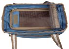 Fashion Canvas Pet Carrier- Blue