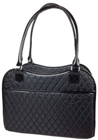 Exquisite' Handbag Fashion Pet Carrier - Black