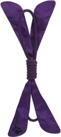 Extreme Bow' Squeek Pet Rope Toy- Purple